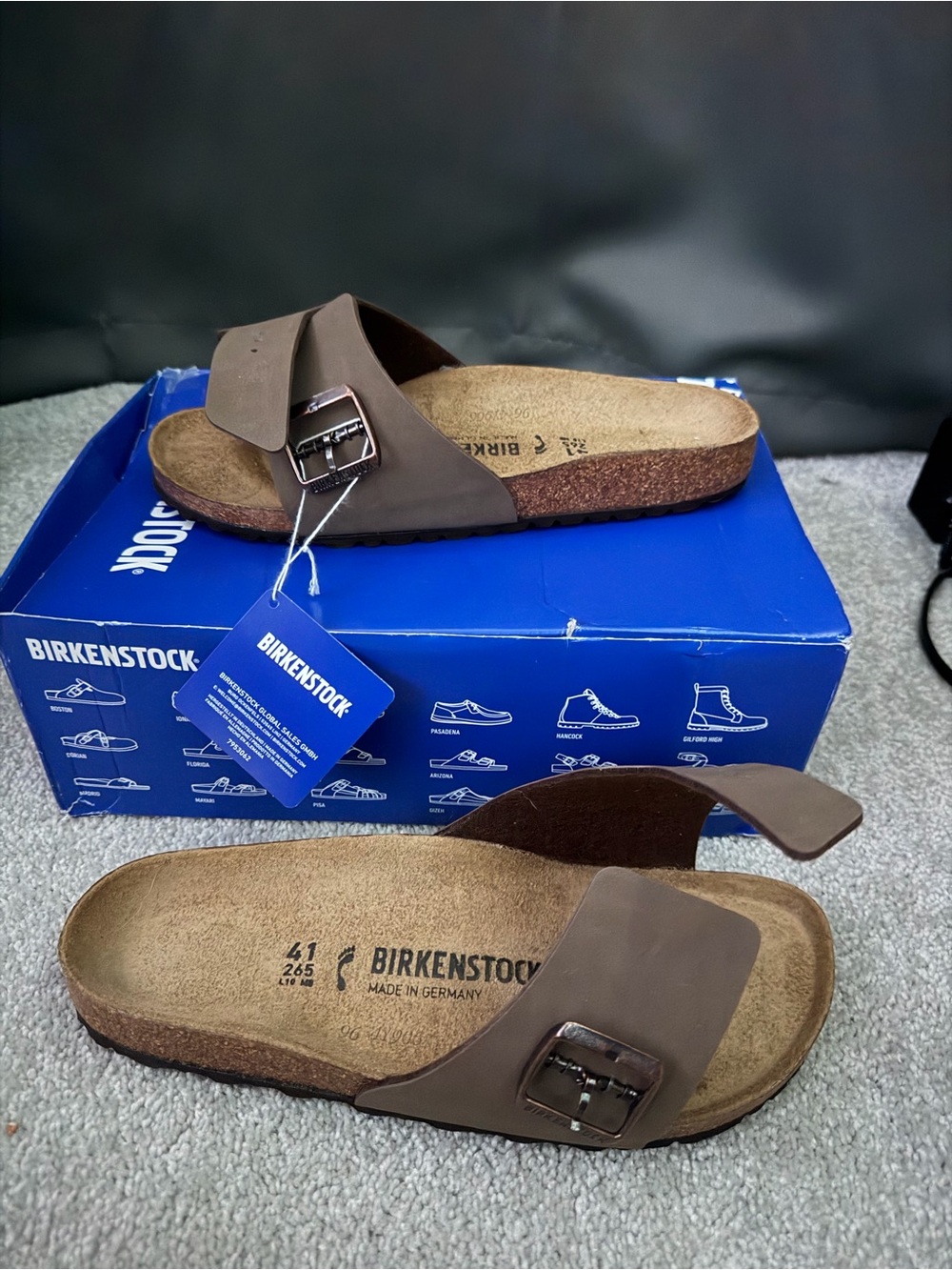 Birkenstock Brown Madrid Slip-On Sandal -TW